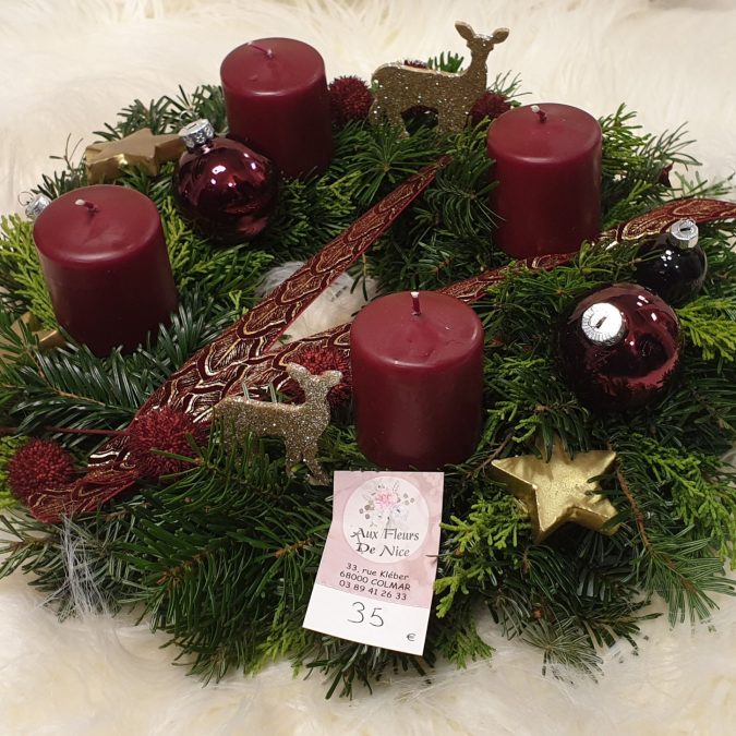 No&euml;l : couronnes de l’Avent Kingersheim 0