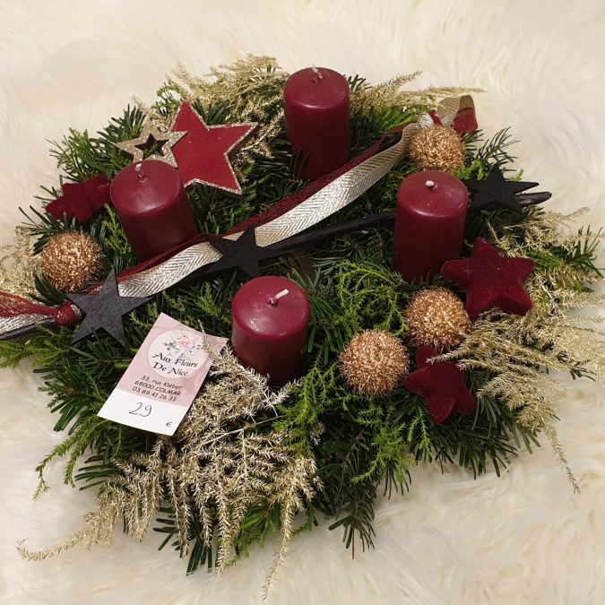No&euml;l : couronnes de l’Avent Wittelsheim 9