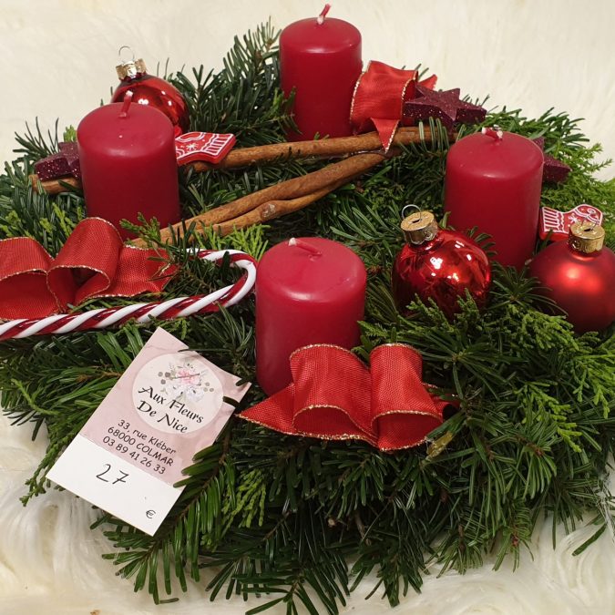 No&euml;l : couronnes de l’Avent S&eacute;lestat 6