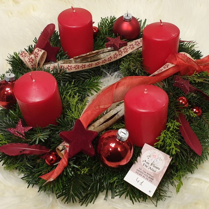 No&euml;l : couronnes de l’Avent Illzach 5