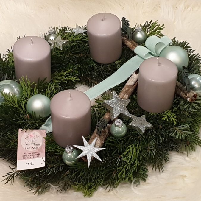 No&euml;l : couronnes de l’Avent Guebwiller 2